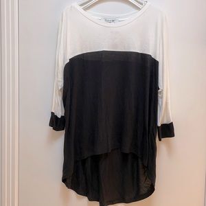 Forever 21 colorblock high low tunic